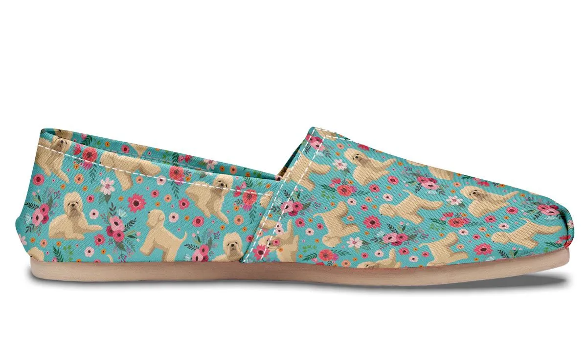 Wheaten Terrier Flower Casual Shoes