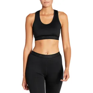 Womens ASICS Logo Sports Bra - Performance Black