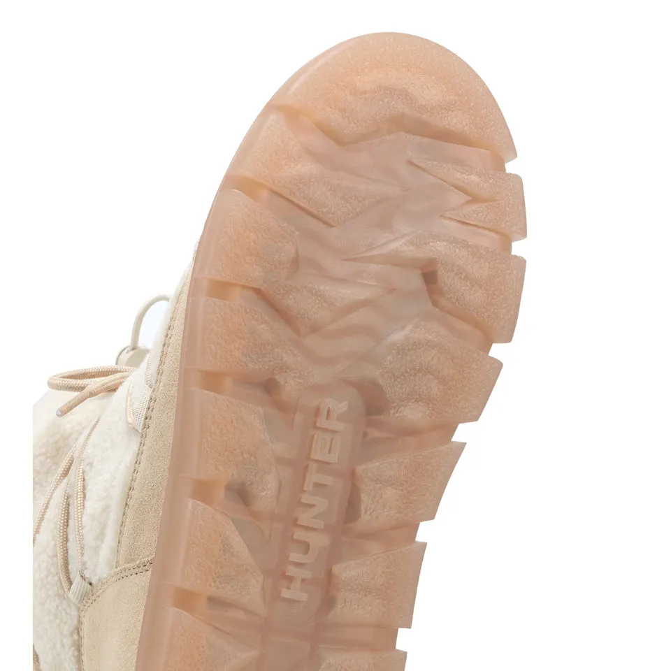 Women's Misty Lug Sole Insulated Waterproof Snow Booties Light Natural