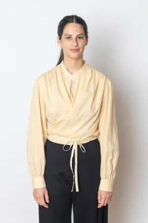Wrap Blouse - Ice Apricot
