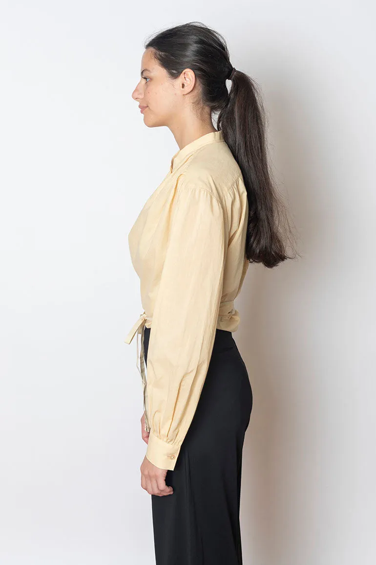 Wrap Blouse - Ice Apricot