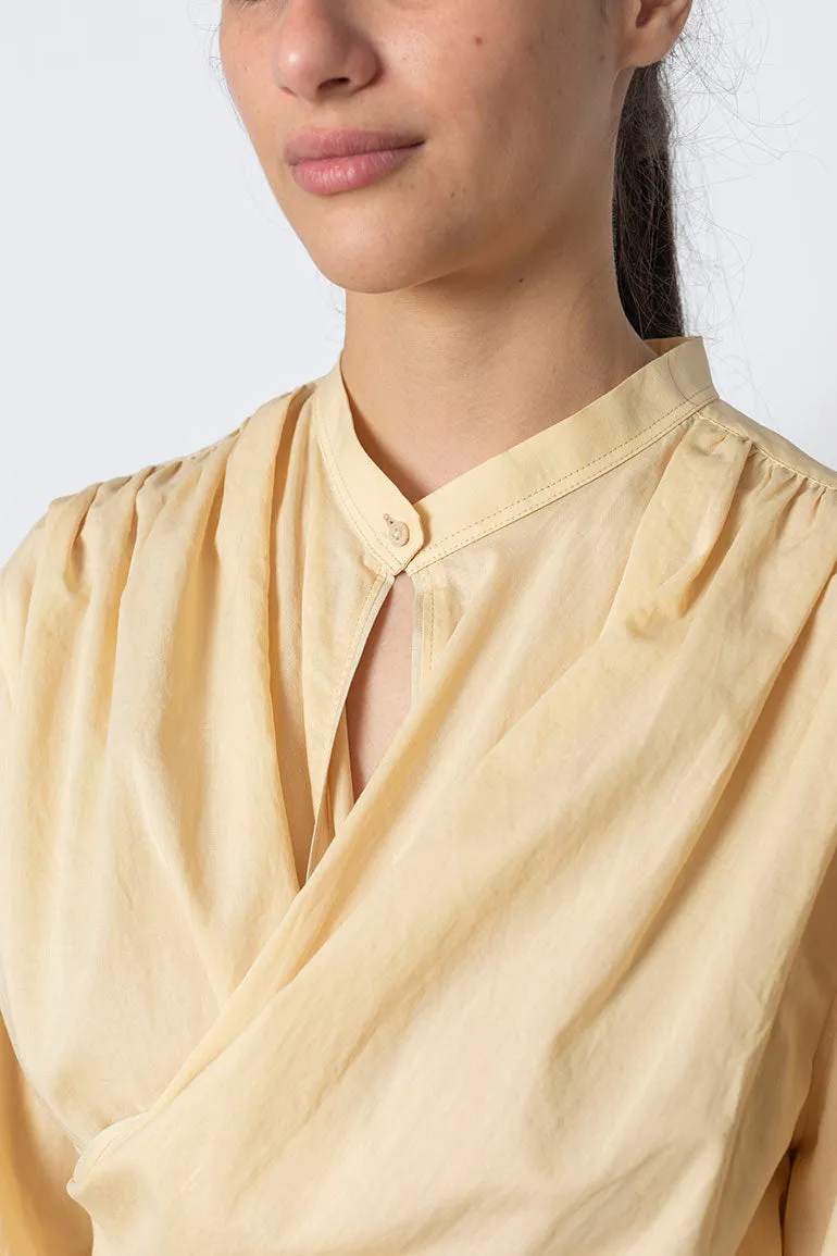 Wrap Blouse - Ice Apricot