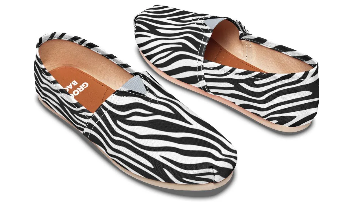Zebra Print Casual Shoes