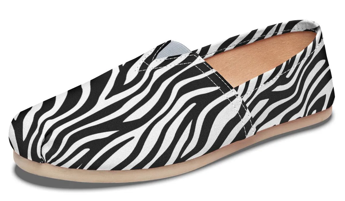 Zebra Print Casual Shoes
