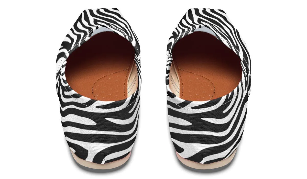Zebra Print Casual Shoes