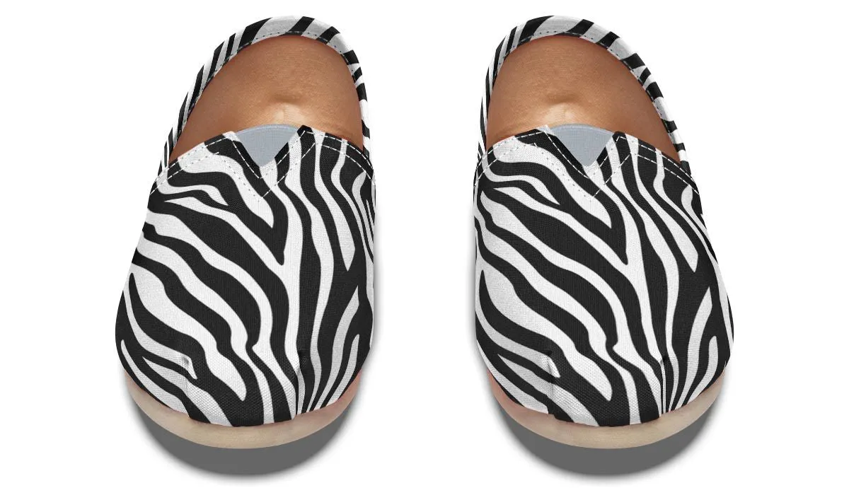 Zebra Print Casual Shoes
