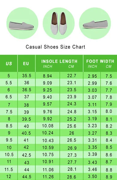Zebra Print Casual Shoes